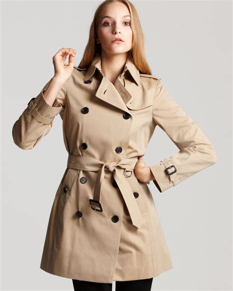 womens burberry trench coats polyester|authentic burberry trench coats.